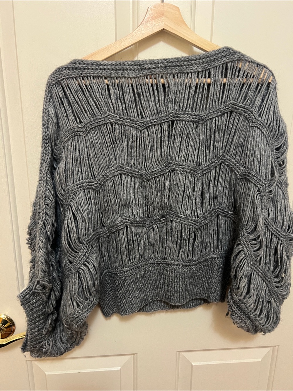 Gray Crochet top - Picture 8 of 8